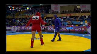 DAVYDENKO PETRO  2nd fight  88kg  World SAMBO Championships 2024 [upl. by Lrac]