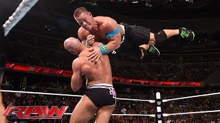 John Cena vs Cesaro  United States Championship Match Raw June 29 2015 [upl. by Brynn995]