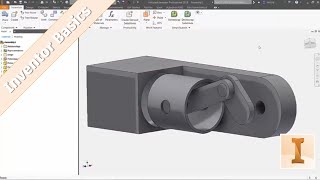 Inventor 101 Applying Assembly Constraints [upl. by Tanny]