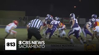 Oakdale vs Escalon  2024 Friday Gameday Week 3 highlights [upl. by Aynotahs]