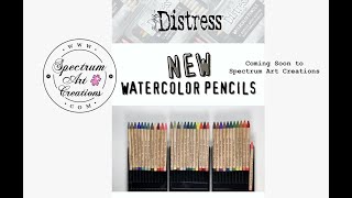 NEW Tim Holtz Watercolor Pencils COME LOOK 👀 SpectrumArtCreations [upl. by Alfie]