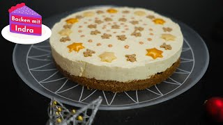 Einfacher Käsekuchen ohne Backen  No Bake Cheesecake Rezept [upl. by Ytsim]