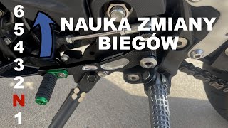 Nauka zmiany biegów w motocyklu  Edzio MotoVlog126 [upl. by Barker90]