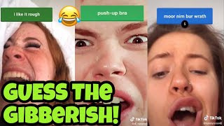 Funniest Guess The Gibberish Challenge  TikTok Compilation [upl. by Berri]