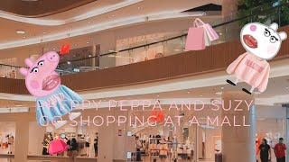 Preppy Peppa and Suzy go shopping at a preppy mall 💖 🌈 [upl. by Issak]