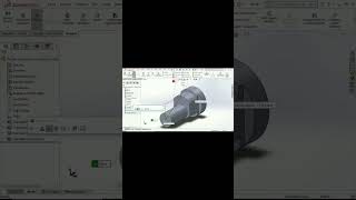 SOLİDWORKS PART DESİGN SHORTS animation solidworkstutorial solidcam [upl. by Golda90]