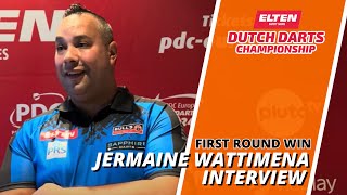 Jermaine Wattimena Laat ze hem morgen uitfluiten dan  Dutch Darts Championship 2024 [upl. by Yma61]