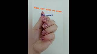 nail art design two colors combination [upl. by Nasah318]