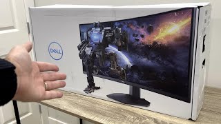 Dell Gaming Monitor Unboxing and Setting Up for The First Time [upl. by Adil]