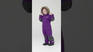 504202I12  Didriksons Migisi Snowsuit Royal Purple2 [upl. by Thorma]