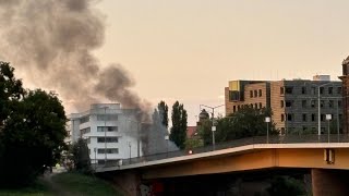 Carolabrücke in Dresden Abriss hat begonnen [upl. by Nivloc]