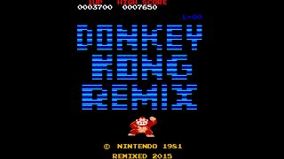 Donkey Kong Remix arcade gameplay [upl. by Jerad]