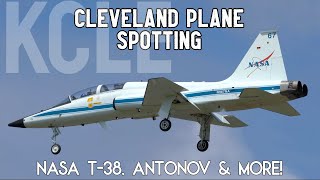 Plane Spotting NASA T38 Talon Cavok Air Antonov Special Liveries amp More at Cleveland Hopkins 4K [upl. by Atnoled]