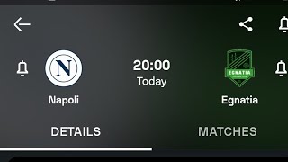 Napoli Vs Egnatia Live [upl. by Seldon156]