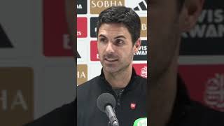 Mikel Arteta says he LOVES Pep Guardiola ❤️ [upl. by Eilliw474]