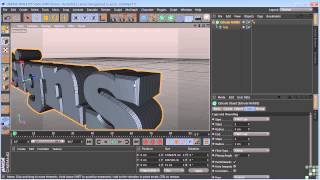 Maxon Cinema 4D R14 Tutorial  Extrude Nurbs [upl. by Annet708]