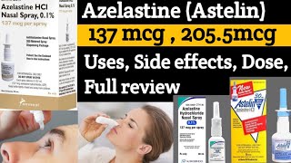 Azelastine Astelin Nasal Spray Azelastine amp Azelastine Eye Drops  What is Azelastine Used For [upl. by Samalla]