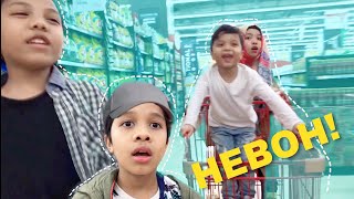 Bikin Heboh Di Super Market GHKIDS  FATIMVLOG34 [upl. by Seroled691]