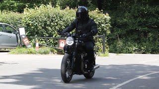 Custom Triumph T120 Bonneville  4K Loud Exhaust  Ryka’s Cafe to boxhill [upl. by Marti307]