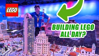 Day in the Life of LEGO Master Model Builder at LEGOLAND Discovery Center [upl. by Autry]