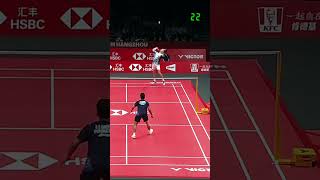 The best rally Viktor Axelsen vs A S Ginting  BWF World Tour Finals 2023 G A shorts badminton [upl. by Annairb404]