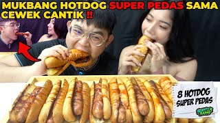 KONTEN TERBARBAR GW SELAMA INI ‼️ MUKBANG 8 HOTDOG JUMBO SUPER PEDAS SAMA DEDE2AN [upl. by Suter]