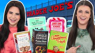 Rating EVERY Snack From Trader Joes holiday [upl. by Spevek]