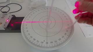 Expérience sur la réfraction de la lumière [upl. by Ydissac33]