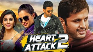 Heart Attack 2 HD South Romantic Hindi Dubbed Movie  Nithin Nithya Menen Isha Talwar [upl. by Ryun]