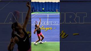 Remy Nguyen  allcourt player serve insidein forehand approach backhand slice volley [upl. by Veedis]