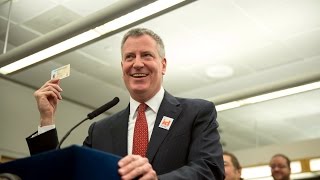 Mayor de Blasio and Council Speaker Viverito Launch IDNYC [upl. by Winifred]