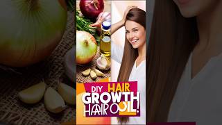 Grow Your Hair Faster with THIS Powerful DIY Onion Garlic Oil Simple Recipe [upl. by Allyn]