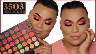 Morphe 3503 Palette Review  Bad BITH Full Glam Makeup [upl. by Issim]