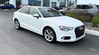 2019 Audi A3 Komfort Quattro Frederictonvw [upl. by Aeneas]