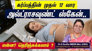 Ultrasound Scan Up to 12 Weeks What to Expect amp Normal Pregnancy Developmentquot Dr G Sudha [upl. by Anayad]