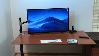 Mac mini  Sony 43quot 4K TV Monitor  Ergotron LX HD Arm [upl. by Zerdna694]