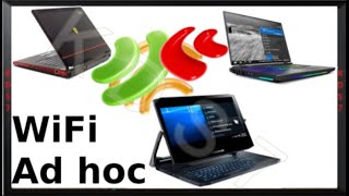 Connect 2 pc in Ad Hoc Wifi without router to share files andor internet [upl. by Atarman]