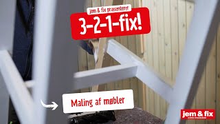 Maling af møbler  jem amp fix [upl. by Leinto]