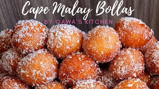 How to make Cape malay bollasdropped doughnutsno yeastGawas kitchen [upl. by Leah]