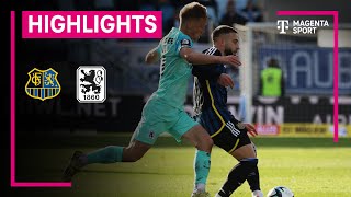 1 FC Saarbrücken  TSV 1860 München  Highlights 3 Liga  MAGENTA SPORT [upl. by Johnath97]