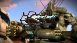 Fallout 4  Broadsider Unique Weapon Location How To Get The Broadsider [upl. by Eetnahs455]