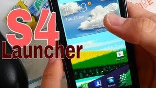 How to get S4 TouchWiz Launcher on Motorola Razr Widgets [upl. by Oek]