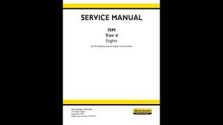 New Holland ISM Tier 4 Engine N4LDI N843 N844 Service Manual [upl. by Rieger749]