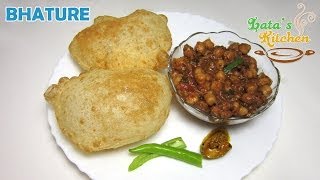 Chole Bhature Recipe  Bhatura Recipe Video in Hindi with English Subtitles  Latas Kitchen [upl. by Iur98]