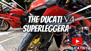 THEDUCATISTA PANIGALE V4 SUPERLEGGERA amp DUCATI BARCELONA [upl. by Sad241]