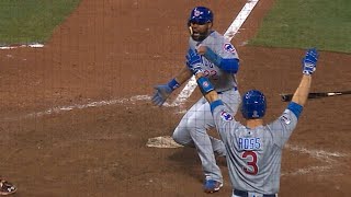 2016 NLDS Gm4 Cubs rally in 9th take lead [upl. by Nerdna]