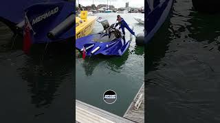 Wight Offshore pulls out at the Solent 80 offshoreracing powerboats ukopra batboat [upl. by Irep]