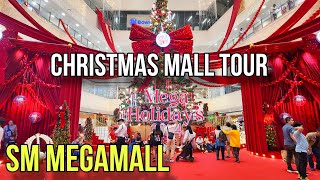 4K SM MEGAMALL Christmas Mall Tour  The 3rd Largest Mall in the Philippines October 2024 [upl. by Ulrica]