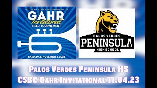 Palos Verdes Peninsula HS 4K CSBC Gahr Invitational 110523 [upl. by Nace818]