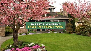 10 Best Flowering Trees for Front Yard 🌳🌸🏠 [upl. by Arianna]